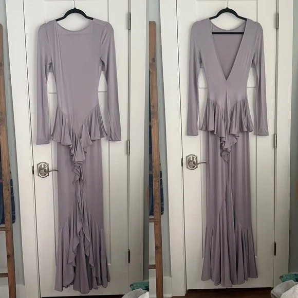 HELSA Amala Long Sleeve Maxi Dress Lavender Purple NEW with tag -  www.joarbit.com